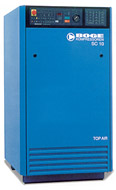 Поршневые компрессоры с клиноременным приводом в вертикальном компактном корпусе TOP-AIR